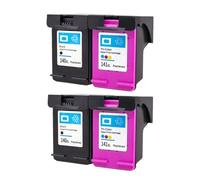 XXINGYULI Compatible Replacement Ink Cartridge Compatible With 140XL 141XL Models C4283 C4583 C4483 C5283 D5363 D4263 Printers(2BK 2COLOR)