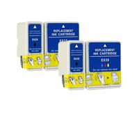 XXINGYULI Compatible T038 T039 Ink Cartridges Compatible With Printers Stylus C41 C41UX C43UX C45 CX1500 CX1500V T-038 T-039(2sets)