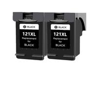XXINGYULI Ink Cartridge Compatible Replacement Compatible With Inkjet 121 XL 121XL Deskjet Printers Models D2563 F4283 F2423 F2483 F2493 F4213 F4275 F4583(2PC - Black)