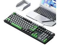 XXINGYULI Multifunctional RGB Backlit Wired Mechanical Keyboard With Knob For Office Gaming And Laptop Use Compatible With PCs And(PRO-SOUND WAVE)