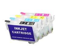 XXINGYULI Refillable Ink Cartridges 4PCS T1631 Compatible With WF-2010W WF-2510WF WF-2520NF WF-2530DW WF-2540WF WF-2750DWF WF-2760DWF Printers