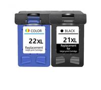 XXINGYULI Yield Compatible Ink Cartridge 21 22 XL Replacement Compatible With 21XL 22XL Compatible With Deskjet F2180 F2280 F4180 F2200 F380 380 Printer(1BK 1COLOR)