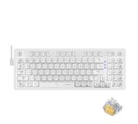 XXINGYULI Z94 Wired Mechanical Gaming Keyboard 94 USB Monochrome Backlit Compatible With Computers Laptops PC Russian Brazilian Portuguese Layout(Z94-TW-EN)