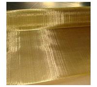 XXIOJUN Brass Woven Wire 100 Mesh Fine Screen Mesh, Brass Filter Coarse Dense Gauze Mesh, Filtration Cloth (Color : Yellow, Size : 0.9x5m)