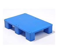 XXIOJUN Heavy Duty Plastic Pallet for Warehouse, Industrial, House Moving, Packing, Furniture Wrapping, Storage Goods Storage Platform Water & Moisture Proof ( Color : Blue , Size : 80x80x12cm )