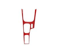 Xxiucj Car Console Panel Cover for Toyota for Hilux 2015-2021 Carbon Fiber Central Control Gear Shift Panel Trim Cover Car Interior Accessories Decorative Stickers Auto Inner Parts Car(1 Red RHD)