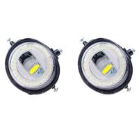 Xxiucj Car front fog lamp For Mazda For MX-5 MX5 For Miata Roadster 2006-2015 2 Pieces Car Angel Eye LED Fog Light DRL Daytime Runing Lamp(Style 5)