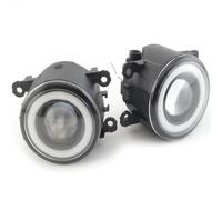 Xxiucj Car front fog lamp For Suzuki For Jimny 2018 2019 2020 JB43 For Jimny 1998-2017 1Pair LED Fog Light Angel Eye Daytime Running Lights