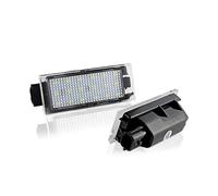 Xxiucj Rear License Plate Light For Megane For Clio For Laguna Twingo Master Trafic Espace Error Free 8200480127 2PCS CANbus LED License Plate Light Lamp
