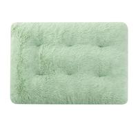 XXIUDEE Dog Bed Large, Orthopedic Dog Bed, Anti-Anxiety Pet Crate Mat Pad with Non-Slip Bottom, Small Medium Large Size Pet Mattress Mat for Kitty Puppy (43 * 30 * 12cm,Green)