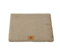 XXIUDEE Extra Large Dog Beds, Anti Anxiety Dog Bed Cushion for Crate, Pet Mattress Mat with Removable Washable Cover, Non-Slip Base Pet Crate Mat Pad (90 * 58 * 5cm,Khaki)