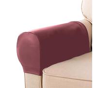 XXIUDEE Leather Chair Arm Caps Furniture Slipcovers Armchair Protectors
