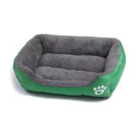 XXIUDEE Orthopedic Dog Beds Large Pet Mattress, Soft & Fluffy Pet Mat Crate Mat Pad for Medium Large Dogs, Anti-Anxiety Comfortable Bed for Puppy and Cats (66 * 50 * 12cm,Green)