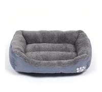 XXIUDEE Orthopedic Dog Beds Large Pet Mattress, Soft & Fluffy Pet Mat Crate Mat Pad for Medium Large Dogs, Anti-Anxiety Comfortable Bed for Puppy and Cats (66 * 50 * 12cm,Gray)