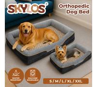 (XXL/119 cm x 84 cm x 25 cm) Skylos Orthopaedic Dog Bed Washable Large Pet
