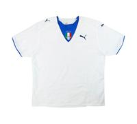 (XXL) 2006-2007 Italy Away Shirt (White)