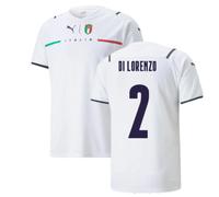 (XXL) 2021-2022 Italy Away Shirt (DI LORENZO 2)