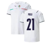(XXL) 2021-2022 Italy Away Shirt (PIRLO 21)