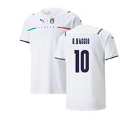(XXL) 2021-2022 Italy Away Shirt (R.BAGGIO 10)
