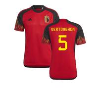 (XXL) 2022-2023 Belgium Home Shirt (Vertonghen 5)