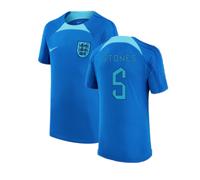 (XXL) 2022-2023 England Strike Dri-FIT Training Shirt (Blue) (Stones 5)