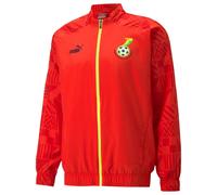 (XXL) 2022-2023 Ghana Prematch Jacket (Red)