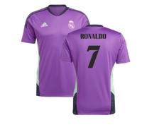 (XXL) 2022-2023 Real Madrid Condivo Training Jersey (Purple) (RONALDO 7)