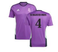 (XXL) 2022-2023 Real Madrid Condivo Training Jersey (Purple) (SERGIO RAMOS 4)