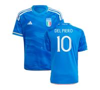 (XXL) 2023-2024 Italy Home Shirt (Kids) (DEL PIERO 10)