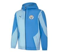 PUMA Manchester City Pre-Match Jacket, Regal Blue/Silver Sky, size 2XL