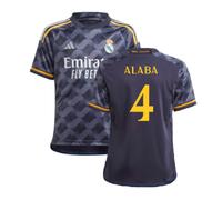 (XXL) 2023-2024 Real Madrid Away Shirt (Kids) (Alaba 4)