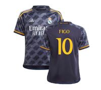 (XXL) 2023-2024 Real Madrid Away Shirt (Kids) (Figo 10)