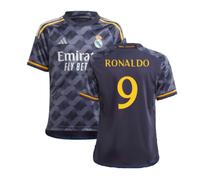 (XXL) 2023-2024 Real Madrid Away Shirt (Kids) (Ronaldo 9)