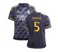 (XXL) 2023-2024 Real Madrid Away Shirt (Kids) (Zidane 5)