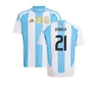 Argentina 2024 - 2025 Home Shirt - Dybala 21 in White | Size: 2XL Argentina White 2XL