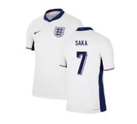 (XXL) 2024-2025 England Home Match Dri-Fit ADV Authentic Shirt (Saka 7)