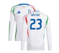 (XXL) 2024-2025 Italy Long Sleeve Away Shirt (BASTONI 23)