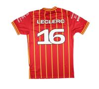 (XXL) 2024 Ferrari Team Soccer Jersey - Charles Leclerc
