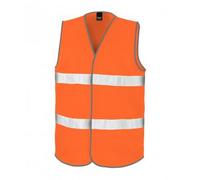 (XXL-3XL, Fluorescent Orange) Result Adults Unisex Core Motorist Hi-Vis Vest