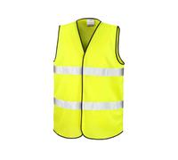 (XXL-3XL, Fluorescent Yellow) Result Adults Unisex Core Motorist Hi-Vis Vest