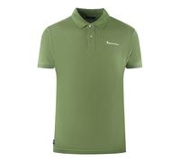(XXL) Aquascutum Brand Logo Plain Army Green Polo Shirt