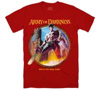 (XXL) ARMY OF DARKNESS: HAIL TO THE KING - T-SHIRT (BLOOD RED)