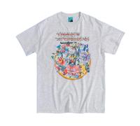 (XXL, Ash Grey) Transformers Unisex Adult Retro Toys T-Shirt