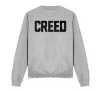 (XXL, Athletic Heather) Creed Unisex Adult Cracked Logo Sweatshirt