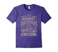 (XXL) Awesome August 1942 - 75th Birthday Gifts Funny Shirt-Father's Day