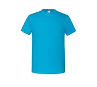 (XXL, Azure Blue) Fruit of the Loom Mens Iconic 150 T-Shirt