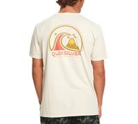 (XXL, Birch) Quiksilver Mens Clean Circle Short Sleeve Crew Neck Cotton T-Shirt Top Tee