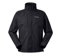 (XXL, Black) Berghaus Mens 2026 RG Alpha 2.0 Waterproof Hydroshell Lightweight Jacket