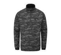 (XXL, Black) Farah Mens Parker Camouflage Showerproof Jacket