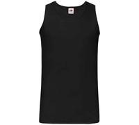 (XXL, Black) Fruit of the Loom Mens Athletic Vest Top